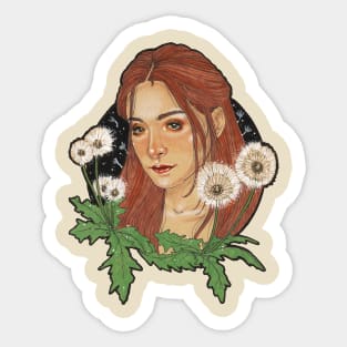 Dandelion witch Sticker